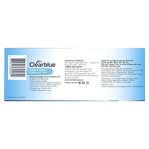 Clearblue Pregnancy Test Combo Pack, 10ct - Digital with Smart Countdown & Rapid ClearblueBuy Supplements Australia