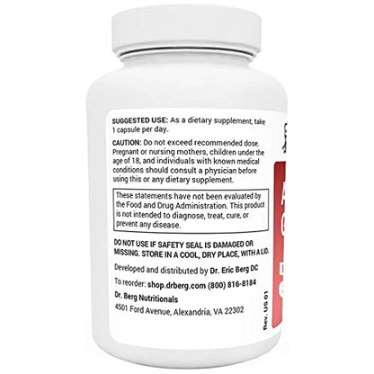 Dr. Berg's Adrenal Glandular - Cortisol Manager, More Energy, Focus, Stress and Immunity Dr. Berg NutritionalsBuy Supplements Australia