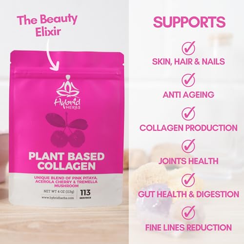 HYBRID HERBS – Plant Based Collagen Powder - Anti Aging Supplement for Skin, Wrinkles Hybrid HerbsBuy Supplements Australia