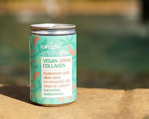 Eauglo- Cucumber & Watermelon Vegan Collagen Beauty Drink, Anti-Ageing & Radiant Skin EauGloBuy Supplements Australia