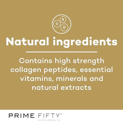Prime Fifty Liquid Collagen 5,000mg, 14 x 15ml Sachets – Passion Fruit Flavour FutureYou CambridgeBuy Supplements Australia