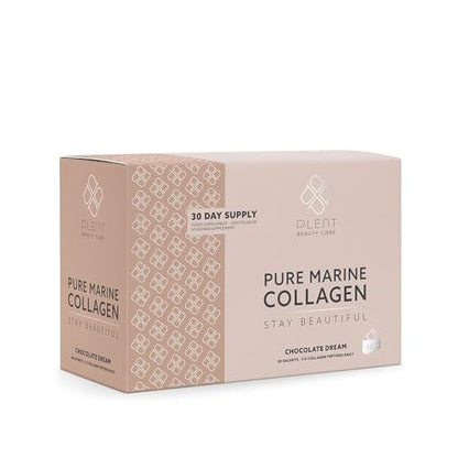 Plent Pure Marine Collagen Chocolate Dream - Stay Beautiful - 5G Collagen Peptides Daily PlentBuy Supplements Australia