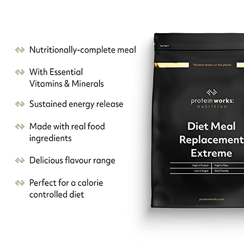 Protein Works - Diet Meal Replacement Extreme Shake, 200 Calorie Meal, High Protein Meal Protein WorksBuy Supplements Australia