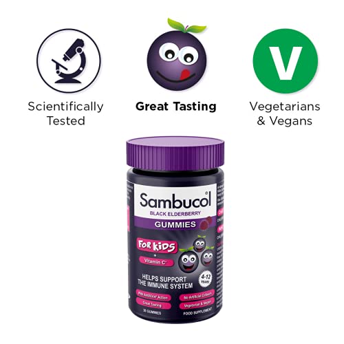 SAMBUCOL KIDS GUMMIES 30'S, 30 Count (Pack of 1) SambucolBuy Supplements Australia