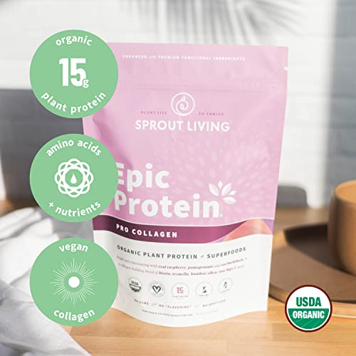 Sprout Living Epic Protein Pro Collagen, 364 g Sprout LivingBuy Supplements Australia