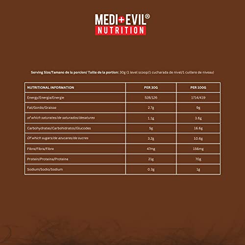 Medi-Evil Nutrition Whey Dynamic Protein, Cookies and Cream Flavour, 2kg, 66 Servings Medi-Evil NutritionBuy Supplements Australia