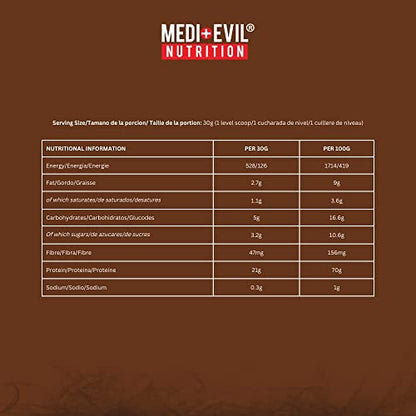 Medi-Evil Nutrition Whey Dynamic Protein, Cookies and Cream Flavour, 2kg, 66 Servings Medi-Evil NutritionBuy Supplements Australia