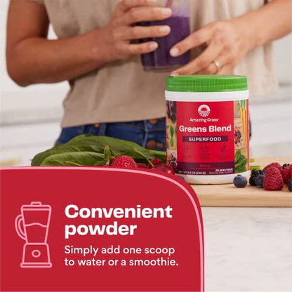 Amazing Grass Greens Blend Superfood: Super Greens Powder Smoothie Mix with Organic Amazing GrassBuy Supplements Australia