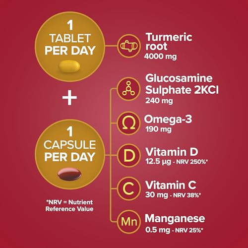Seven Seas JointCare Supplex & Turmeric, With Glucosamine, Omega-3, Vitamins C and D Seven SeasBuy Supplements Australia