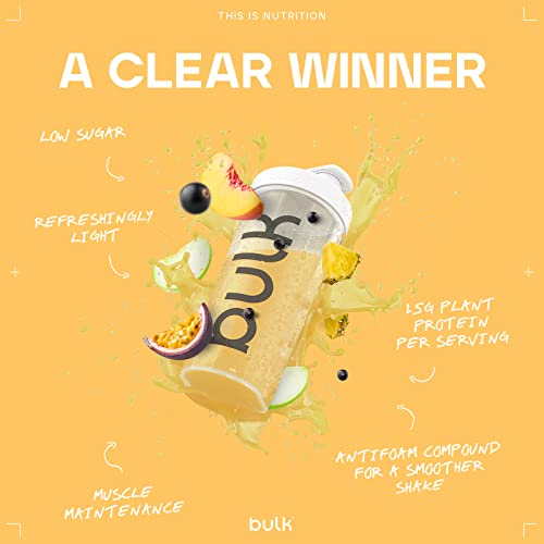 Bulk Clear Vegan Protein, Protein Powder Shake, Tropical, 300 g BulkBuy Supplements Australia