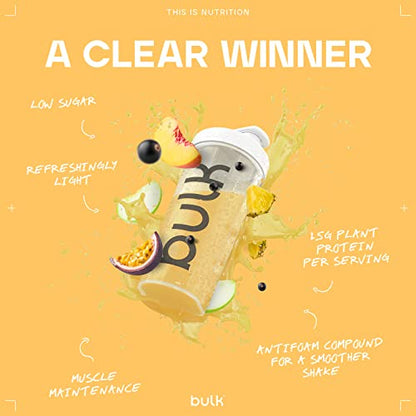 Bulk Clear Vegan Protein, Protein Powder Shake, Tropical, 300 g BulkBuy Supplements Australia