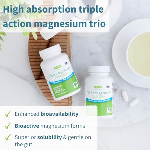 Advanced Triple Magnesium Complex, 2000mg Glycinate, Citrate & Taurate, Clean Label Igennus Healthcare NutritionBuy Supplements Australia