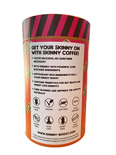 Skinny Boost Skinny Coffee- (Unflavored) Instant Sticks Made with Arabica Coffee, Garcinia SkinnyBoostBuy Supplements Australia