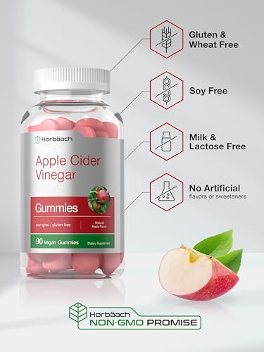 Horbaach Vegan Apple Cider Vinegar Gummies | 90 Count | ACV Supplement | Natural HorbäachBuy Supplements Australia