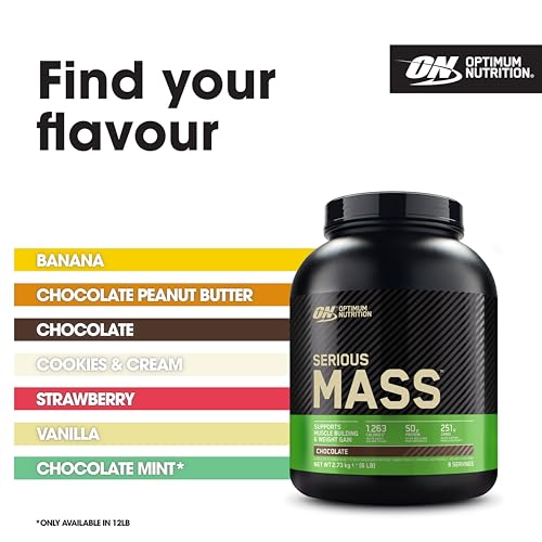 Optimum Nutrition Serious Mass Protein Powder High Calorie Mass Gainer with Vitamins Optimum NutritionBuy Supplements Australia