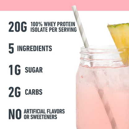 Isopure Protein Powder, Clear Whey Isolate Protein, Post Workout Recovery Drink Mix IsopureBuy Supplements Australia