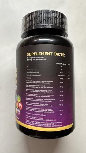 LetaGreen Irish Sea Moss Capsules – 120 Wildcrafted Sea Moss Pills with Black Seed Oil LetaGreenBuy Supplements Australia