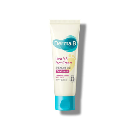 Derma B | Urea 9.8% Foot Cream | Foot Lotion for Dry Cracked Heel Treatment | Camellia Oil, Urea Cream for Feet | Hypoallergenic Leg Cream for Sensitive Skin | Woody Scent Foot Care | 2.7 fl oz (80ml) Derma B buy supplements Au