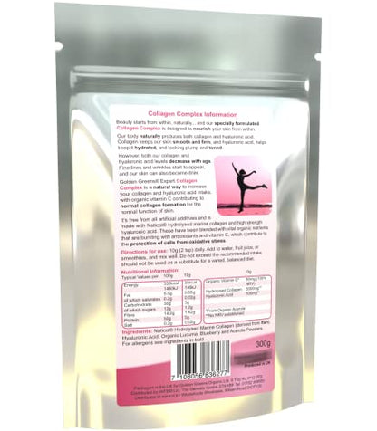 Golden Greens Expert Collagen Complex Powder, 300 g Golden GreensBuy Supplements Australia