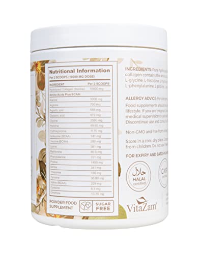 Vitazam Fine Diamond Bovine Collagen Powder - Hydrolyzed Type 1 & 3 Collagen Powder Protein VitaZamBuy Supplements Australia