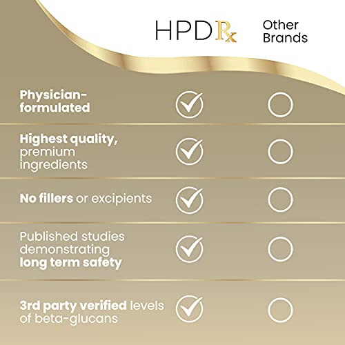 HPD Rx Mushroom Rx Organic Mushroom Extract Blend Max Immunity Dose, Lion’s Mane HPD RxBuy Supplements Australia