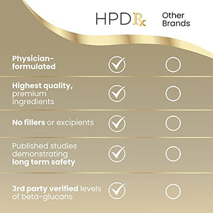 HPD Rx Mushroom Rx Organic Mushroom Extract Blend Max Immunity Dose, Lion’s Mane HPD RxBuy Supplements Australia