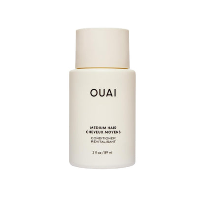 OUAI Medium Conditioner Travel Size - Hydrating Hair Conditioner with Coconut Oil, Babassu Oil, and Keratin - Strengthens, Repairs and Adds Shine - Paraben and Phthalate Free Hair Care Products (3 Oz) OUAIBuy Supplements Australia