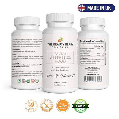 Vegan Collagen Skin Health Supplement for Women & Men, with Sea Buckthorn Berry, Bamboo Silica The Beauty Berry CompanyBuy Supplements Australia