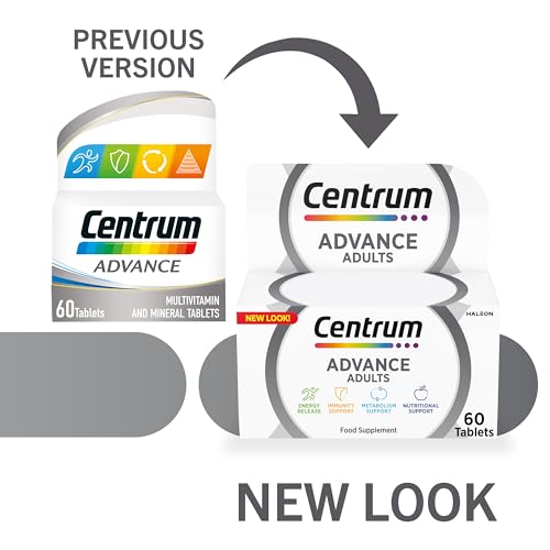 Centrum Advance Multivitamin & Mineral Supplements, 24 essential nutrients including CentrumBuy Supplements Australia