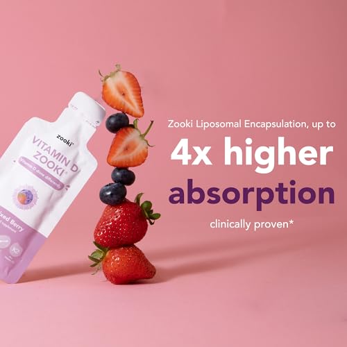 Zooki 3000iu Liposomal Vitamin D3 + K2 Liquid Sachets | 4X Higher Absorption Clinically Proven yourzookiBuy Supplements Australia
