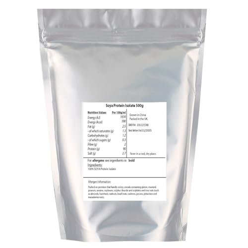 SOYA Protein Isolate (90% Protein) 500g by Hatton Hill, Unflavoured, Vegan Protein Shake Hatton HillBuy Supplements Australia