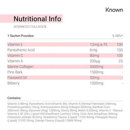 Liquid Collagen Supplement with Vitamin C | Liposomal Technology KnownBuy Supplements Australia