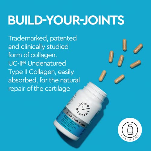 Build-Your-Joints (30 Vegetarian Capsules) - Knee Pain, Joint Pain, Pills, Treatment for Joints, Collagen GOOD ROUTINEBuy Supplements Australia