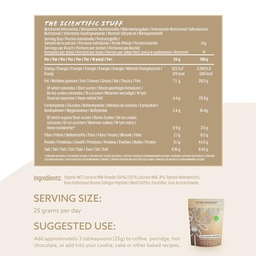 High Protein Bovine Collagen Creamer, Great With Coffee, Hot Chocolate, Smoothies & Porridge Edible HealthBuy Supplements Australia