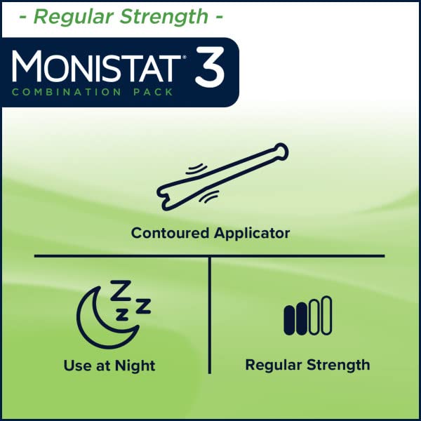 Monistat 3 Vaginal Antifungal Combination Pack - 3 Each, Pack of 2 MonistatBuy Supplements Australia