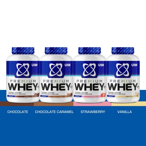 USN Whey+ Strawberry Protein Powder 2kg - Muscle Building & Recovery Protein Shakes USNBuy Supplements Australia