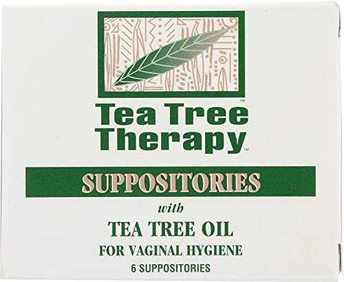 Tea Tree Therapy - Suppository with Tea Tree Oil For Vaginal Hygiene (2-Pack of 6) Tea Tree TherapyBuy Supplements Australia