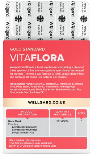 Wellgard Vitaflora Probiotics for Women - Scientifically Proven Bio Cultures for Women’s WellgardBuy Supplements Australia