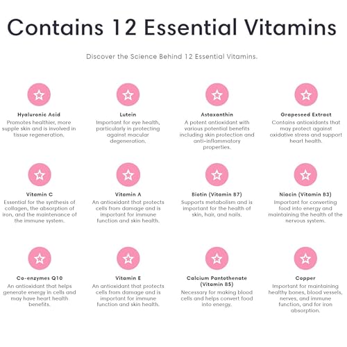 Re-Coll 1200mg Collagen Capsules - High Strength Supplement with Hyaluronic Acid - for Hair Skin Re-CollBuy Supplements Australia
