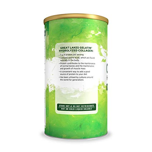 Great Lakes Gelatin Collagen Hydrolysate, Grass-Fed Bovine Hydrolysed Collagen Peptides Protein Great Lakes GelatinBuy Supplements Australia