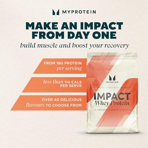 Myprotein Impact Whey Protein Blend, Vanilla, 2.2 lbs (40 Servings) MyproteinBuy Supplements Australia