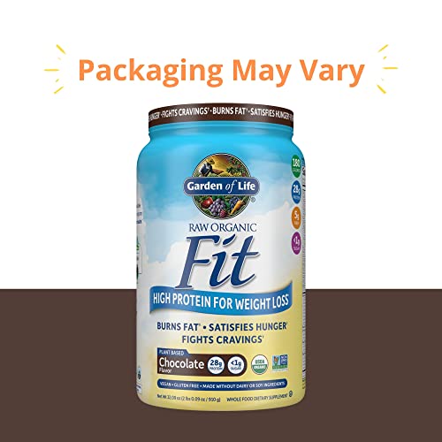 Garden of Life Raw Organic Fit Vegan Protein Powder Chocolate, 28g Plant Based Protein Garden of LifeBuy Supplements Australia
