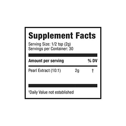 Moon Juice Pearl Powder Supplement - Collagen Support for Hair, Skin & Nails - Anti-Aging Antioxidant Mineral with Calcium - Sustainably Sourced, Non-GMO - 2.1 oz, 30 Servings Moon JuiceBuy Supplements Australia