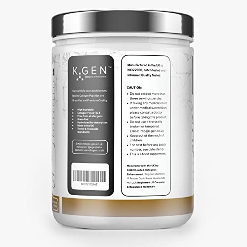 K-GEN Bovine Collagen Powder with Premium Quality Ingredients – Pure Hydrolysed Grass-Fed Bovine Collagen K GEN ketogenic enhancementBuy Supplements Australia