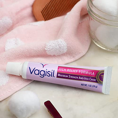 Vagisil Maximum Strength Feminine Anti-Itch Cream with Benzocaine for Women VagisilBuy Supplements Australia