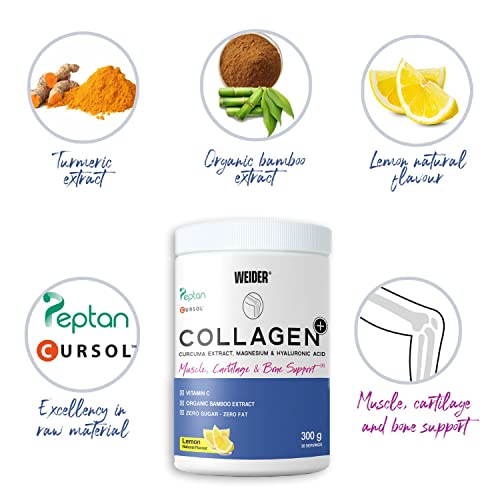 Weider Collagen Plus. Powder Preparation with Collagen peptides (Peptan), hyaluronic Acid WeiderBuy Supplements Australia