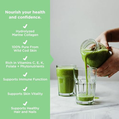 JSHealth Super Greens Powder - Greens & Collagen Powder - Superfood Powder with Marine Collagen Peptides JSHealthBuy Supplements Australia