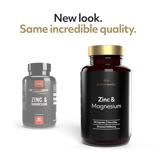 Protein Works - Zinc & Magnesium Supplement Tablets |Added Vitamin B6 | Combats Tiredness & Fatigue Protein WorksBuy Supplements Australia