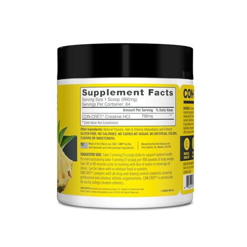 CON-CRET Creatine HCl Powder | Supports Muscle, Cognitive, and Immune Health ProMera SportsBuy Supplements Australia