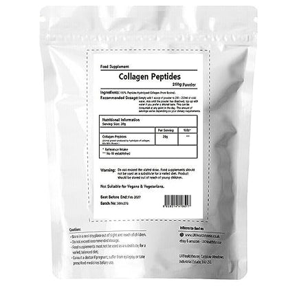 250g UKHealthHouse Collagen Powder, Bovine Collagen Peptides Powder UKHealthHouseBuy Supplements Australia